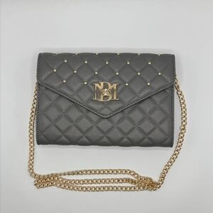 Badgley Mischka Quilted Bag with Gold Chain